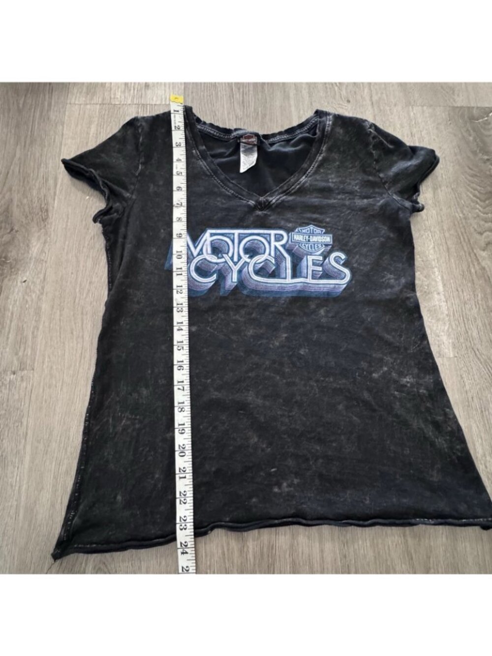 Harley-Davidson Shirt Women's Size Medium Black Motor Cicles Adrenaline - Picture 3 of 7